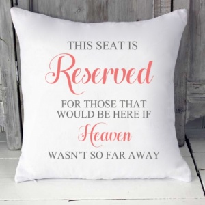 Reserved Seat Colour Scheme Cushion